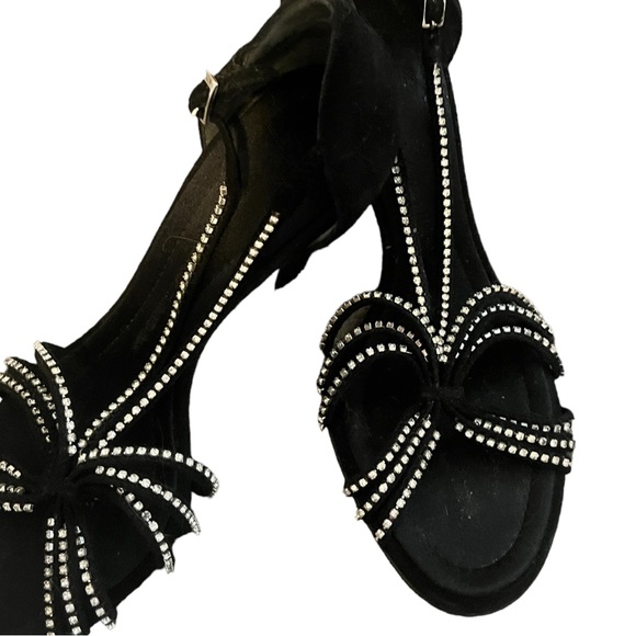 GIUSEPPE ZANOTTI Black Suede embellished Heels - Picture 10 of 10